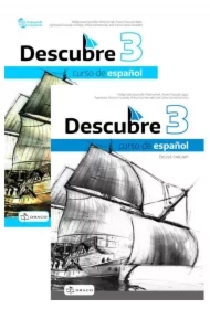 Pakiet Descubre 3. Curso de español: Podręcznik + nagrania online, Zeszyt ćwiczeń do języka hiszpańskiego