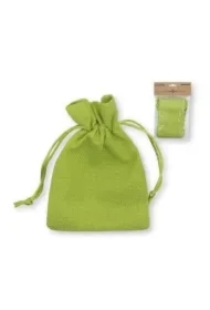 Woreczki jutowe zielone