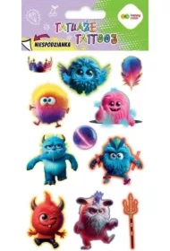 Tatuaże zmywalne Monsters HAPPY COLOR