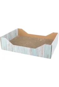 Drapak kartonowy, dla kota, 45 x 12 x 33 cm, z kocimiętką