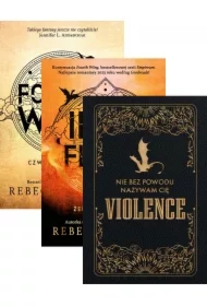 Pakiet Empireum. Tomy 1-2: Fourth Wing. Czwarte Skrzydło, Iron Flame. Żelazny płomień, Dziennik Fourth Wing. Czwarte Skrzydło