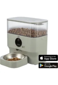 Karmidło automatyczne TX-C Smart, jasnoszare, 28 x 30 x 17 cm z kamerą