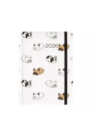 Kalendarz 2026 B6 dzienny Psy