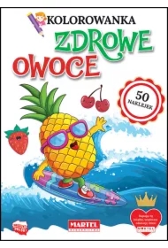 Kolorowanka Zdrowe owoce