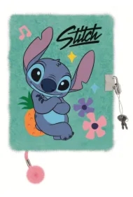 Pamiętnik z kłódką A5 włochacz Stitch