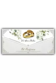 Karnet-koperta Ślub od Rodziców