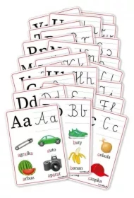 Plansze edukacyjne A4 - Alfabet 23 karty