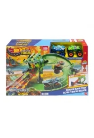 Hot Wheels. Monster Trucks Smoczy Wyścig 2 autka