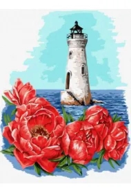 Malowanie po numerach - Latarnia morska