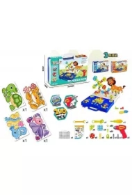 Układanka puzzle do przykręcania w walizce