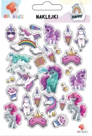 Naklejki dla dzieci Jednorożce