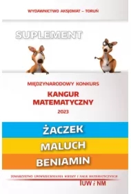 Matematyka z wesołym kangurem. Żaczek, maluch, beniamin. Suplement