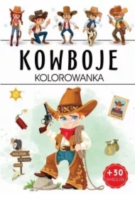 Kowboje kolorowanka
