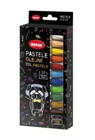 Kredki pastelowe jumbo 12 kolorów