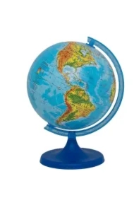 Globus fizyczny w kartonie 16cm w.ukraińska