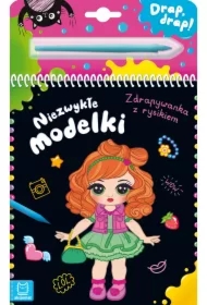 Niezwykłe modelki. Zdrapywanka z rysikiem