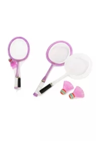 Zestaw rakietek + 2 lotki różowy