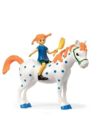 Figurka Pippi z koniem