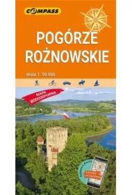 Mapa wodoodporna Pogórze Rożnowskie w skali 1:50 000