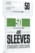 Gamegenic: Just Sleeves - Standard Card Game Sleeves (66x91 mm), Zielone, 50 sztuk