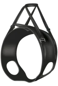 Uprząż rehabilitacyjna, L&ndash; XL: 75&ndash;85 cm, czarna