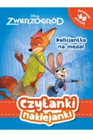 Czytanki naklejanki. Policjantka na medal. Disney Zwierzogród