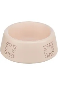 Miska, dla kota, ceramiczna, różowa, 12 cm