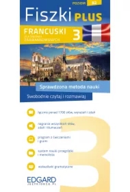 Fiszki plus. Francuski dla średnio zaawansowanych. Poziom B2