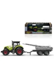 Traktor z przyczepą ze światłem i dźwiękiem