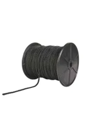 Linka mocująca do siatki ochronnej dla kota 100 m, czarna