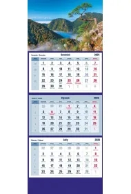 Kalendarz trójdzielny 2026 Sosenka