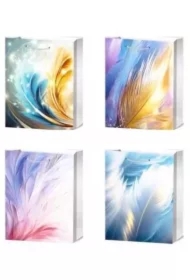 Torebka prezentowa L Piórka