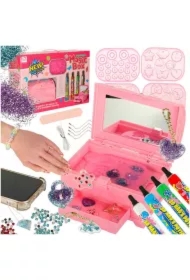 Kreatywny zestaw do robienia biżuterii koralików zawieszek magiczne pudełko UV