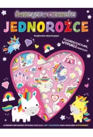 Wypukłe naklejki świecące w ciemności. Jednorożce