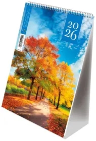 Kalendarz ze spiralką - pionowy 2026