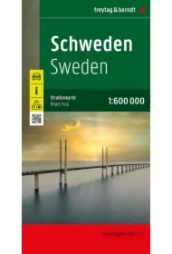 Mapa szwecja 1:600 000