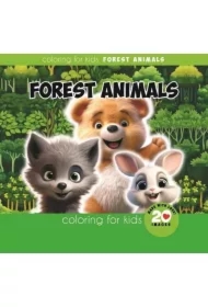 Kolorowanka 140x140 Leśne zwierzęta niedźwiedź