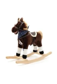 Konik na biegunach z melodią i apaszką Baron