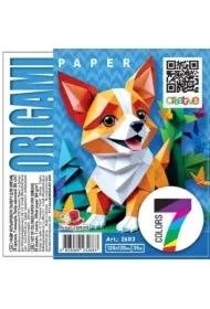 Papier do origami 120x120 35 arkuszy 80g/m2 Pies