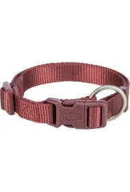 Premium, obroża, dla psa, bordowa, L- XL: 40-65 cm/25 mm