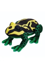 Żaba czarno - żólta 13cm