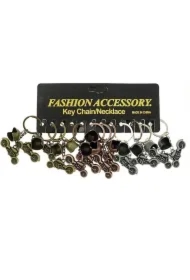 Brelok motocykl z kaskiem metalowy