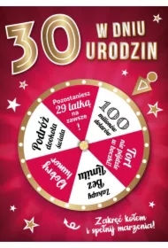 Karnet Urodziny 30