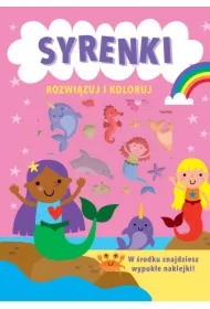 Rozwiązuj i koloruj. Syrenki