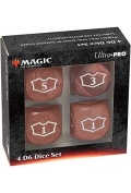 Magic the Gathering - Red Mana - Deluxe Loyalty Dice Set