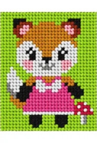 Zestaw do haftu Moje pierwsze wyszywanie Pani Lis