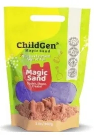 Piasek kinetyczny naturalny fioletowy 907g