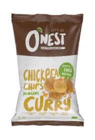 Chipsy z ciecierzycy z curry