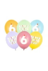 Balony 6 mix 30 cm