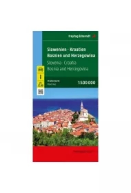 Mapa Słowenia Chorwacja Bośnia i Hercegowina 1:500 000 FB